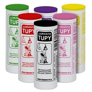Corante Tupy Tinta para Tingir Roupas Tecido Pano Algodão Linho Rayon-Viscose
