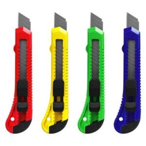 Estilete Multiuso Tamanho 15cm com Lâmina em Metal para Artesanato e Patchwork Costura Bisturi