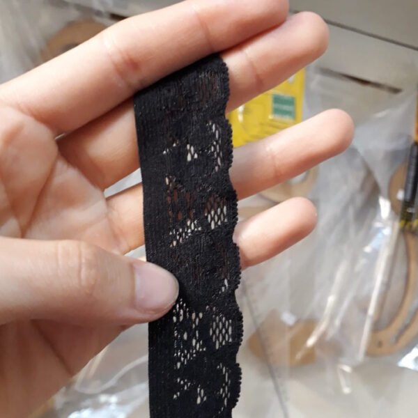 1 METRO Renda Poliamida Elástica com Lycra/Elastano para Lingerie Roupas - Image 5
