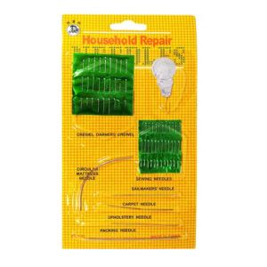 Kit 27 Agulhas de Mão Agulheiro para Costura e Bordado Household Repair Needles