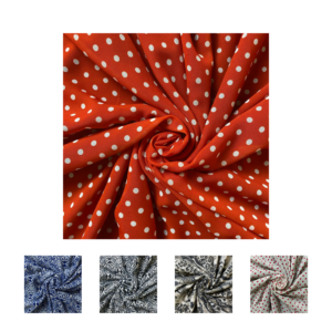 Tecido Chiffon Estampado Oncinha Variadas Largura 1,50