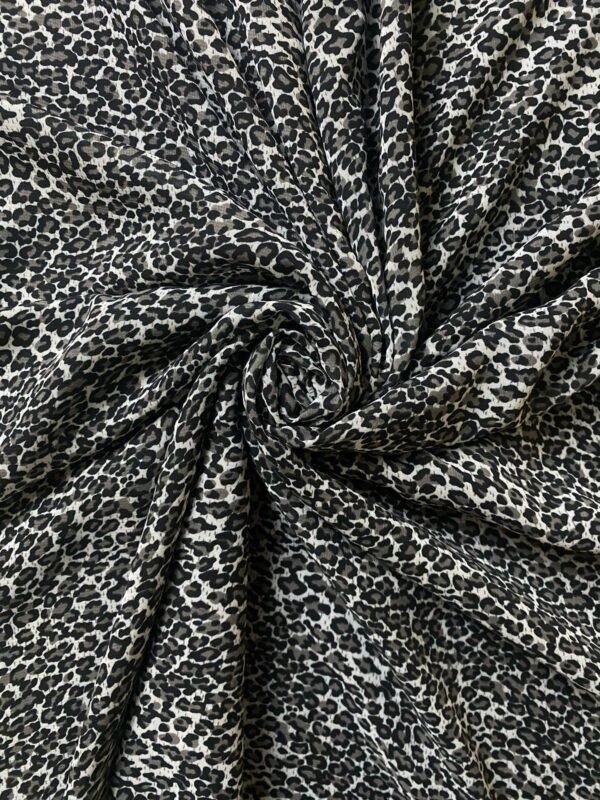 Tecido Chiffon Estampado Oncinha Variadas Largura 1,50 - Image 7