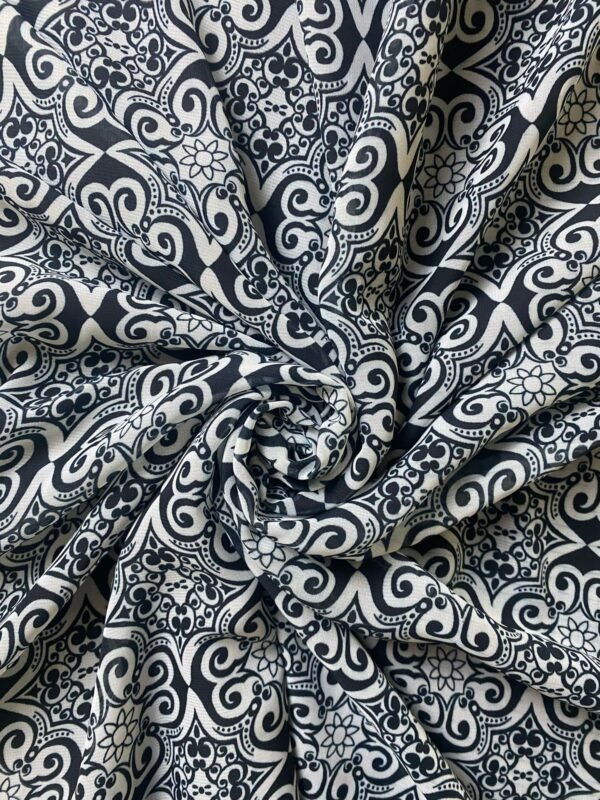 Tecido Chiffon Estampado Oncinha Variadas Largura 1,50 - Image 4